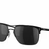 Oakley Holbrook Ti Sunglasses Satin Black Frame Prizm Black Polarized Lens