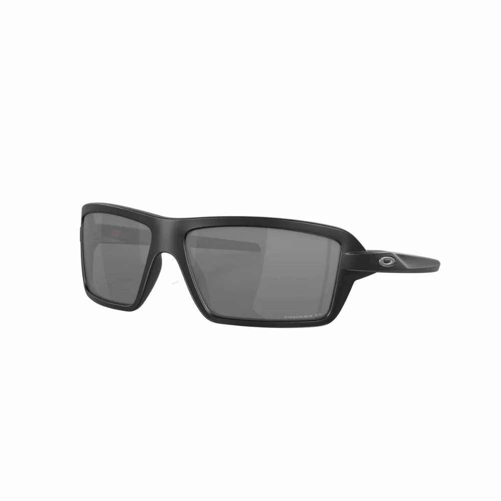 Oakley Cables Sunglasses Matte Black Frame PRIZM Black Polar Lens 1 Oakley Cables Sunglasses Matte Black Frame PRIZM Black Polar Lens