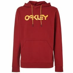 Oakley B1B Pullover Hoodie 2.0 -Mens Apparel Shop 193517214517 b1b po hoodie 20 iron red alternate 001