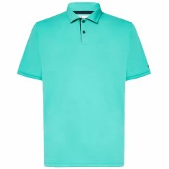 Oakley Men's Divisional Uv Polo Golf Shirt -Mens Apparel Shop 193517365820 oakley divisional uv light emerald alternate 001