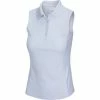 Greg Norman Women Sleeveless Protek Micro Pique Polo