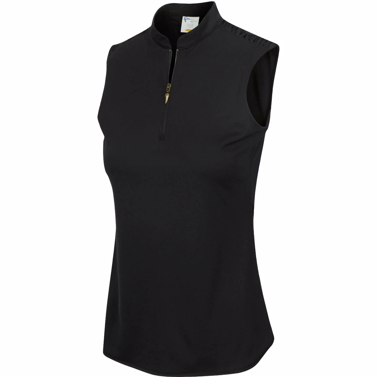 Greg Norman Women ML75 2Below Mandarin Collar Sleeveless Polo 1 Greg Norman Women ML75 2Below Mandarin Collar Sleeveless Polo