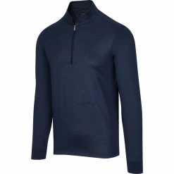Greg Norman Shark Embossed Stretch 1/4 Zip Mock Pullover - 2020 -Mens Apparel Shop 30569142 source 1597325153
