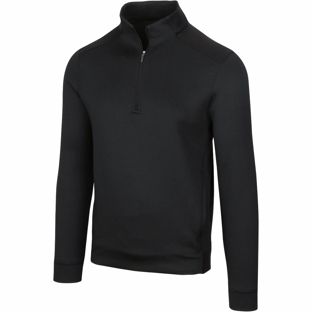 Greg Norman Stretch Jacquard 1/4 Zip Mock Pullover 1 Greg Norman Stretch Jacquard 1/4 Zip Mock Pullover