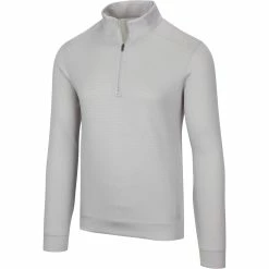 Greg Norman Stretch Jacquard 1/4 Zip Mock Pullover 5 Greg Norman Stretch Jacquard 1/4 Zip Mock Pullover -Mens Apparel Shop 30575609 source 1597331103