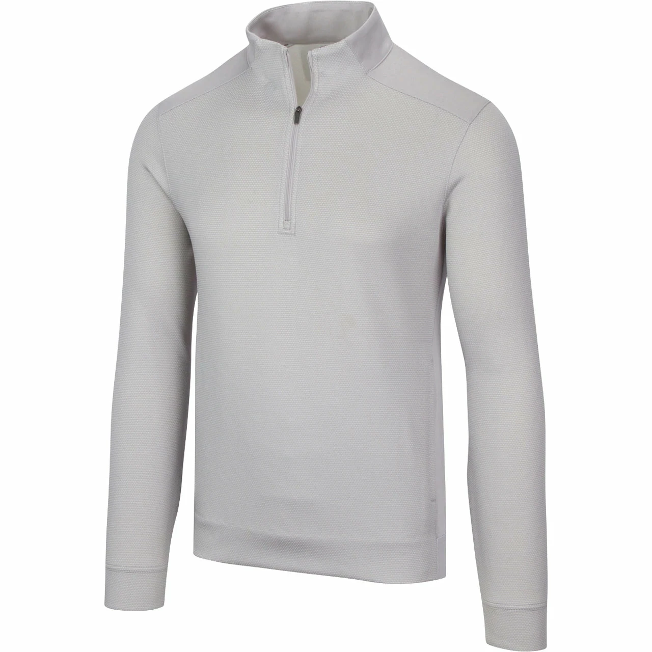 Greg Norman Stretch Jacquard 1/4 Zip Mock Pullover 3 Greg Norman Stretch Jacquard 1/4 Zip Mock Pullover - Image 3