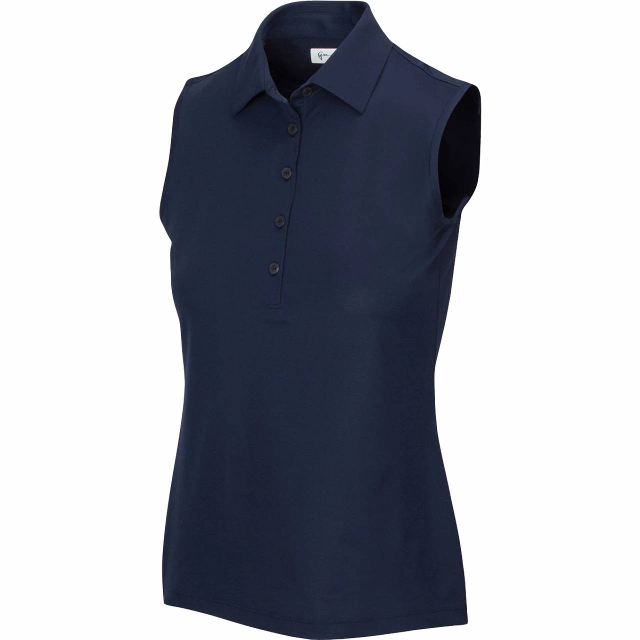 Greg Norman Women's Sleeveless Freedom Micro Pique Polo 2 Greg Norman Women's Sleeveless Freedom Micro Pique Polo - Image 2