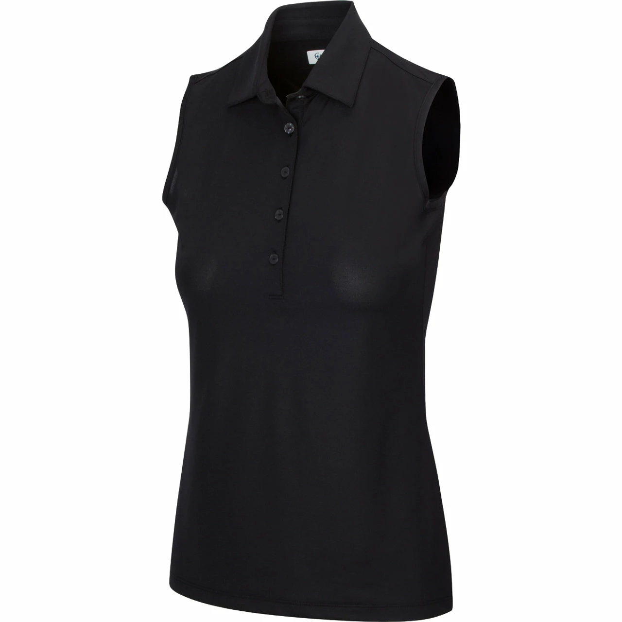 Greg Norman Women's Sleeveless Freedom Micro Pique Polo 1 Greg Norman Women's Sleeveless Freedom Micro Pique Polo