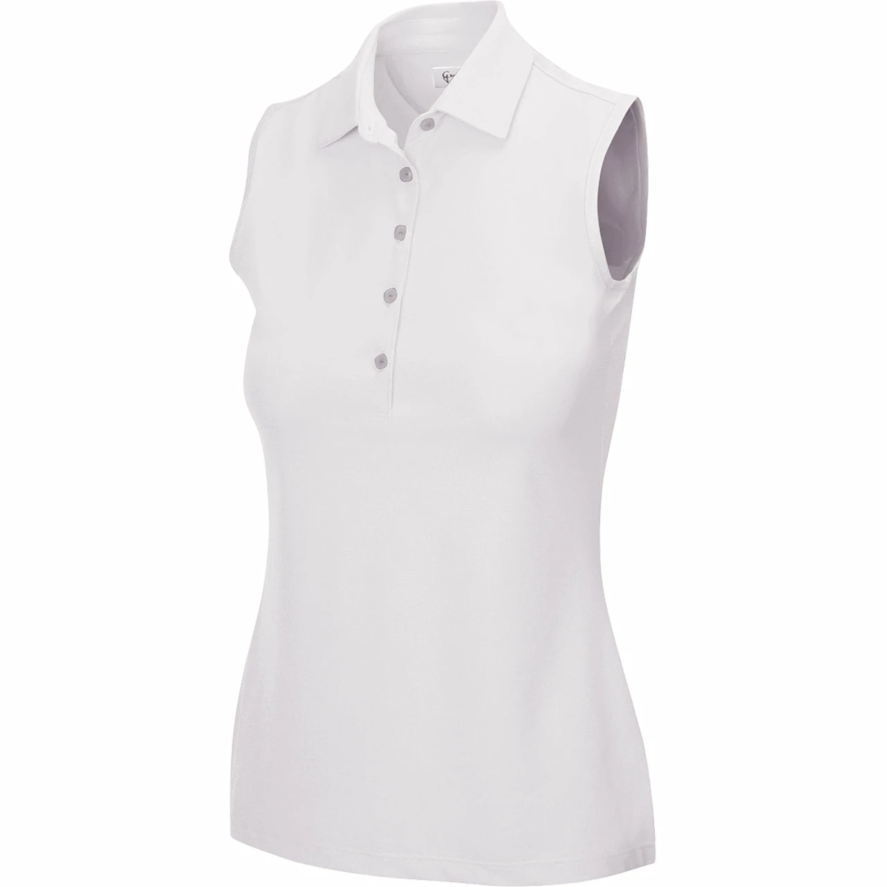 Greg Norman Women's Sleeveless Freedom Micro Pique Polo 3 Greg Norman Women's Sleeveless Freedom Micro Pique Polo - Image 3