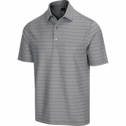 Greg Norman Men's Freedom Micro Pique Stripe Polo