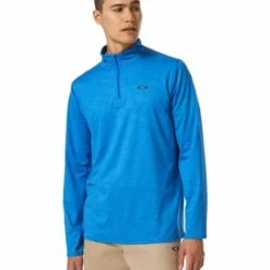 Oakley Men's Gravity Range Qtr Zip Pullover -Mens Apparel Shop 403096 20ozone