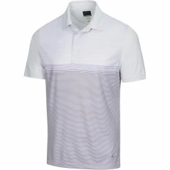 Greg Norman Men's ML75 Microlux Fin Print Polo