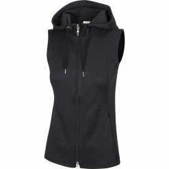 Greg Norman Women's Jacquard Hooded Vest 2021 5 Greg Norman Women's Jacquard Hooded Vest 2021 -Mens Apparel Shop 460 20black