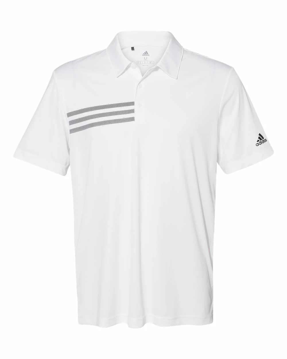 Adidas Men's 3-Stripes Chest Golf Polo 4 Adidas Men's 3-Stripes Chest Golf Polo - Image 4