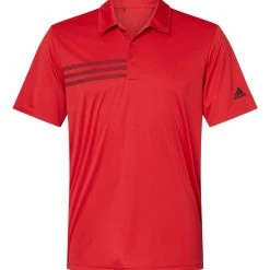 Adidas Men's 3-Stripes Chest Golf Polo 17 Adidas Men's 3-Stripes Chest Golf Polo -Mens Apparel Shop 78765 f fl