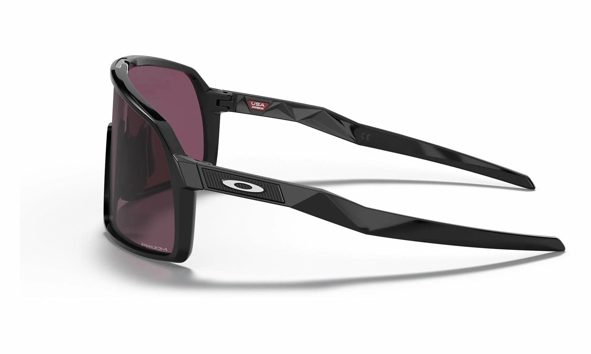 Oakley Sutro S Sunglasses Polished Black Frame W/ PRIZM Road Black Lens 2 Oakley Sutro S Sunglasses Polished Black Frame W/ PRIZM Road Black Lens - Image 2