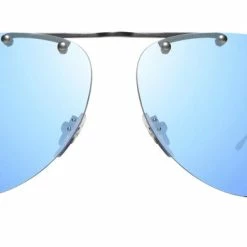 Revo Air 2 Sunglasses Satin Chrome Frame Blue Water Photo Lens