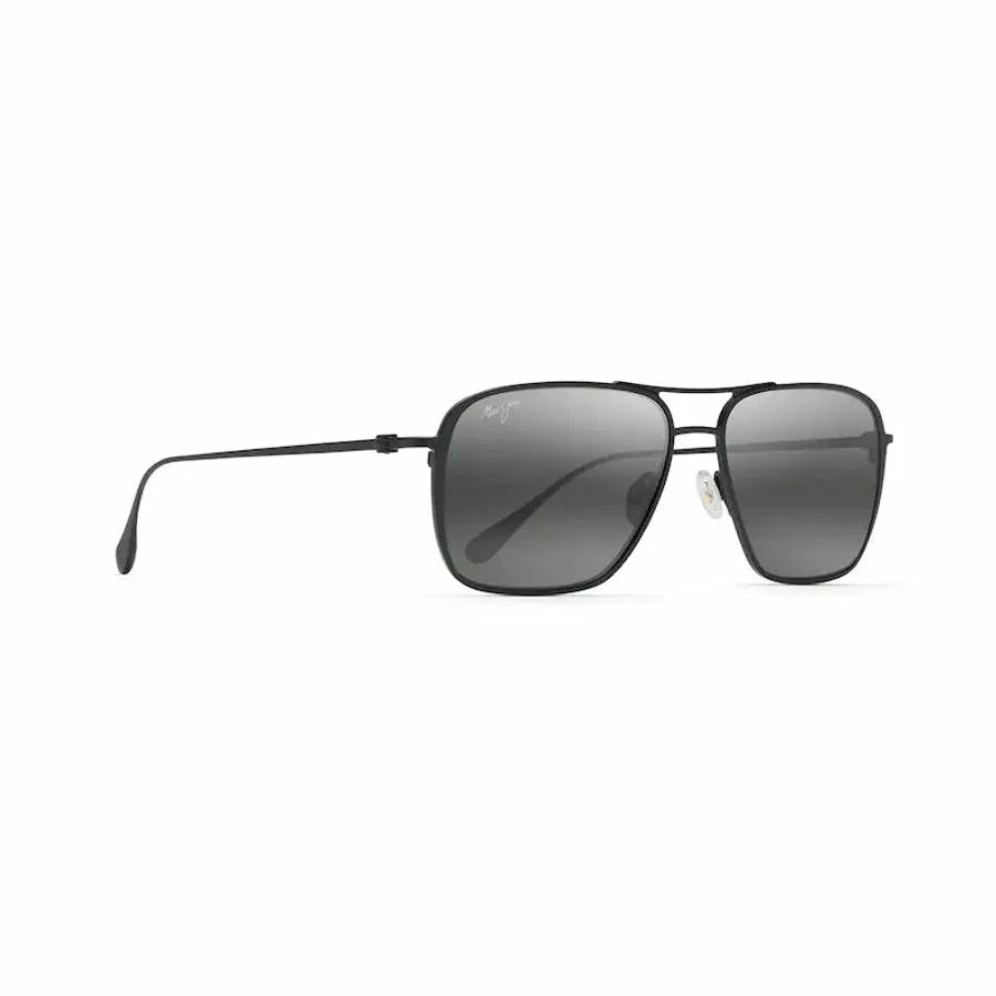 Maui Jim Beaches Polarized Sunglasses Black Matte Frame Neutral Grey Lens 1 Maui Jim Beaches Polarized Sunglasses Black Matte Frame Neutral Grey Lens