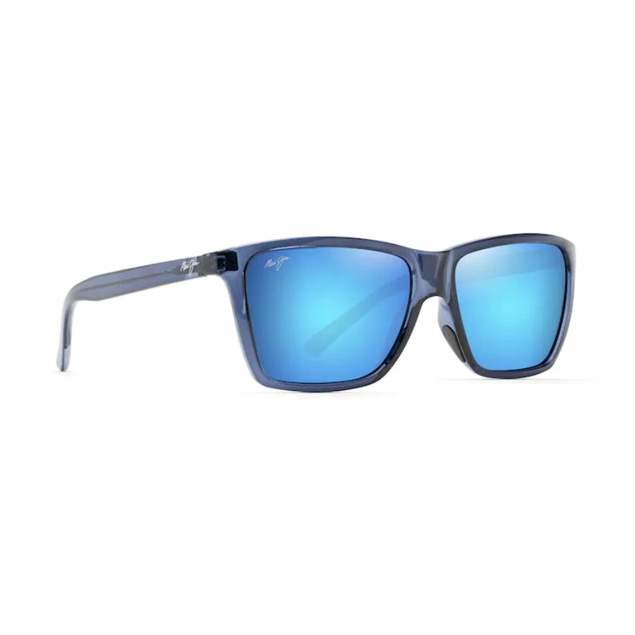 Maui Jim Cruzem Polarized Sunglasses Dark Blue Frame Blue Hawaii Lens 1 Maui Jim Cruzem Polarized Sunglasses Dark Blue Frame Blue Hawaii Lens