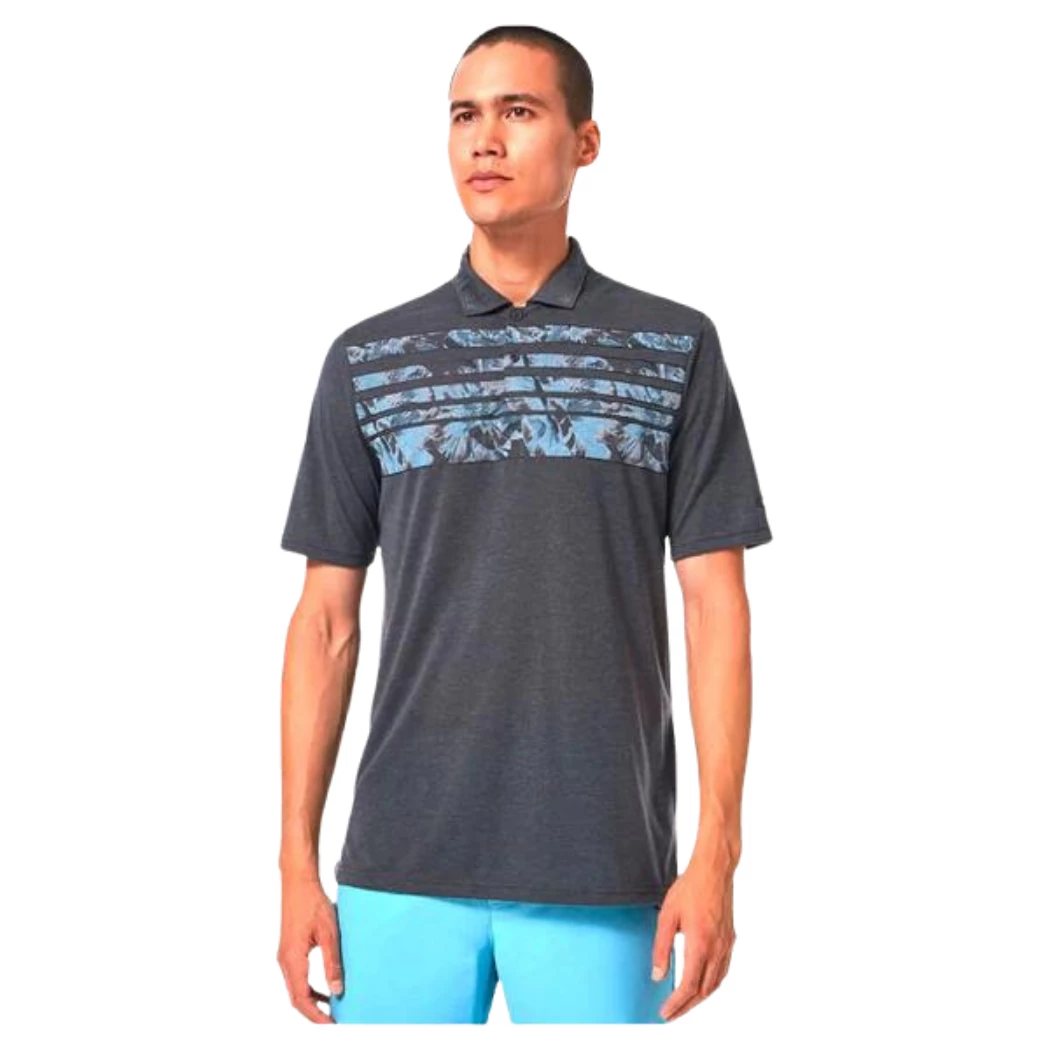Oakley Azalea Stripe Polo Golf Shirt 2 Oakley Azalea Stripe Polo Golf Shirt - Image 2