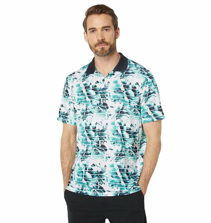 Oakley Azalea Print Polo Golf Shirt 1 Oakley Azalea Print Polo Golf Shirt
