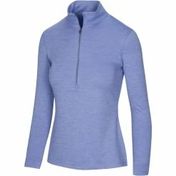 Greg Norman Women's Utility 1/2 Zip Mock Pullover 2022 -Mens Apparel Shop g2s22k073 516