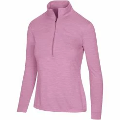 Greg Norman Women's Utility 1/2 Zip Mock Pullover 2022 -Mens Apparel Shop g2s22k073 662