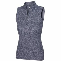 Greg Norman Women'sHeathered Dot Sleevless Polo 2022 -Mens Apparel Shop g2s22k467 410