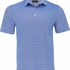 Greg Norman Men's Freedom Micro Pique Stripe Polo -Mens Apparel Shop g7s21k481422