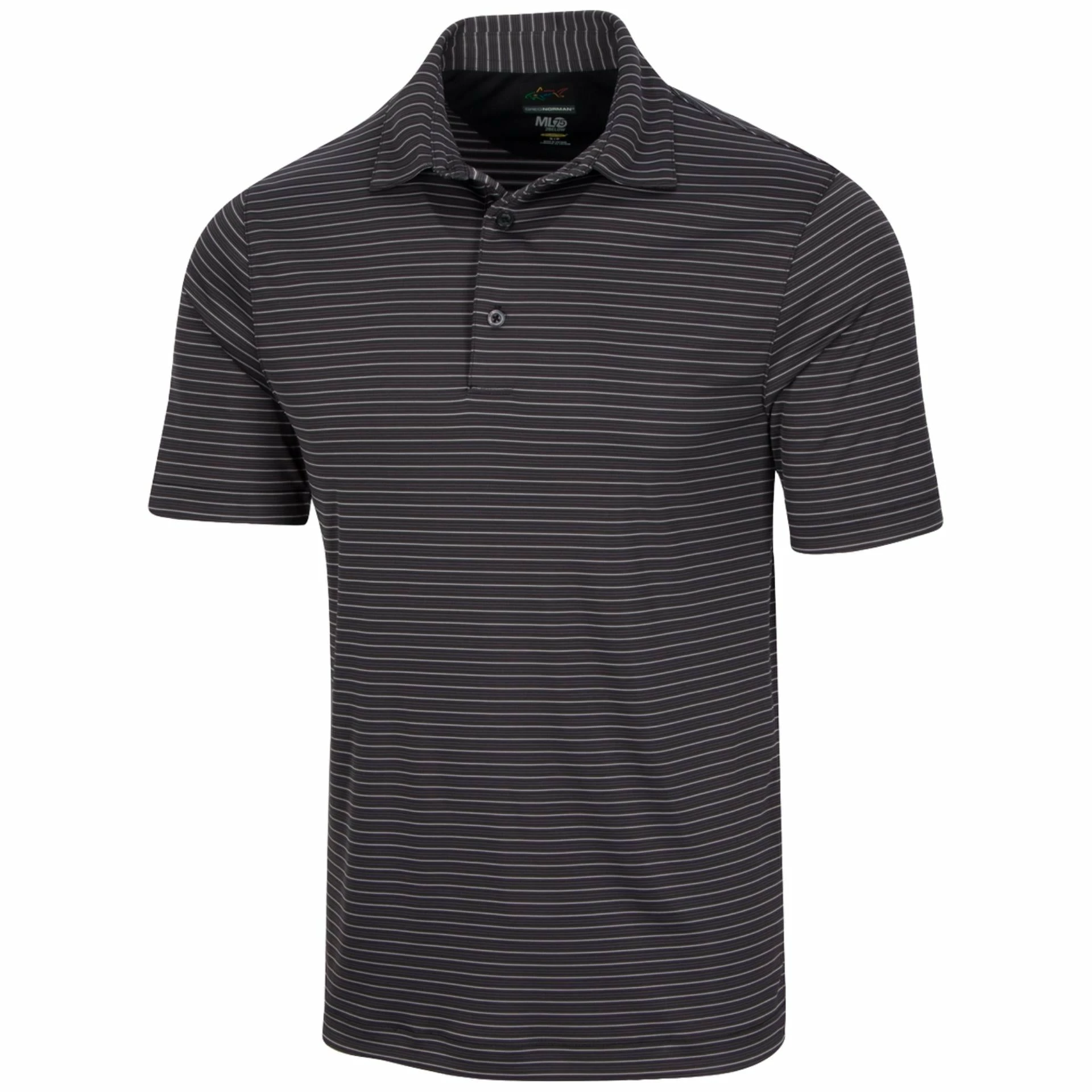Greg Norman Men's Protek ML75 Microlux Striped Polo 1 Greg Norman Men's Protek ML75 Microlux Striped Polo
