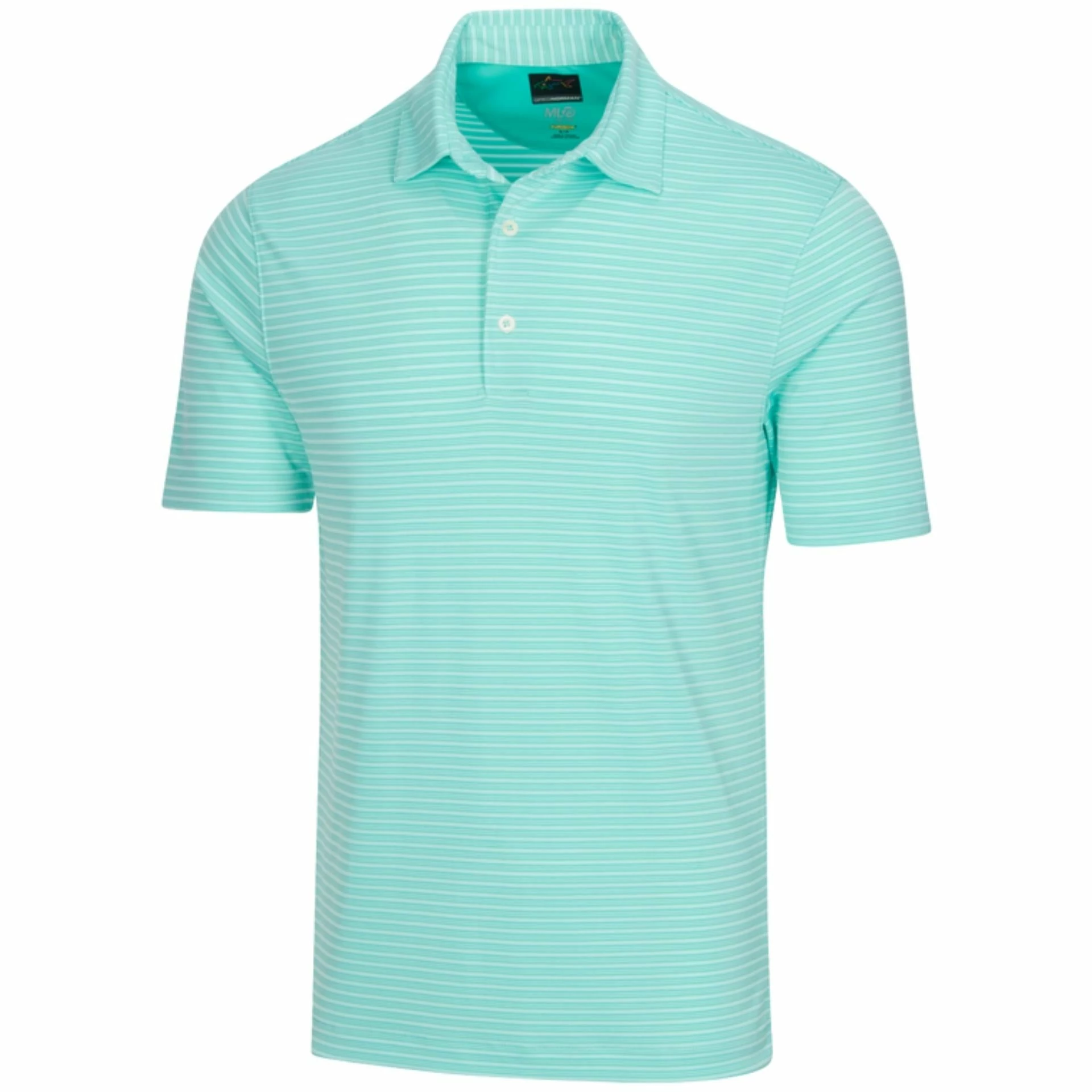 Greg Norman Men's Protek ML75 Microlux Striped Polo 7 Greg Norman Men's Protek ML75 Microlux Striped Polo - Image 7