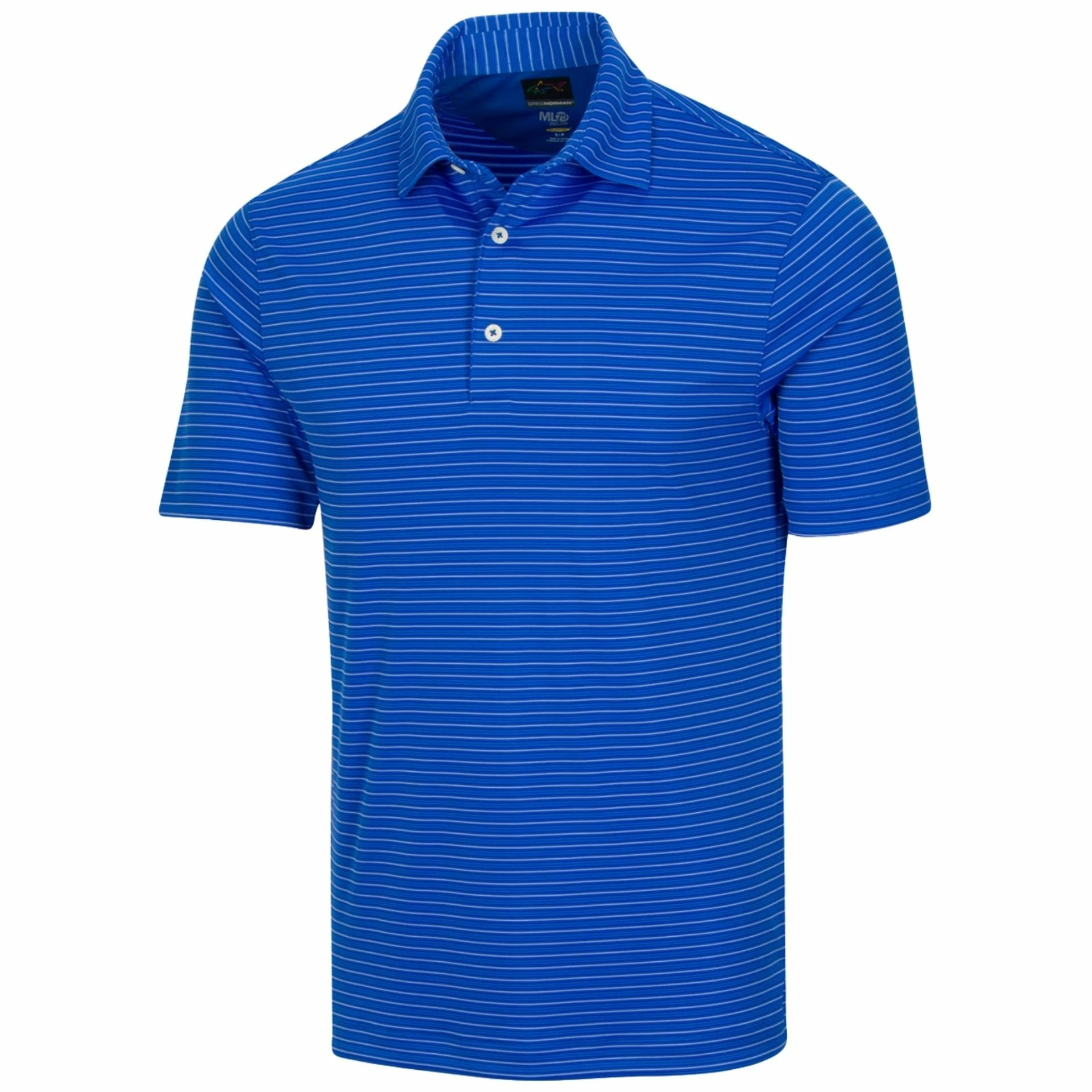 Greg Norman Men's Protek ML75 Microlux Striped Polo 5 Greg Norman Men's Protek ML75 Microlux Striped Polo - Image 5
