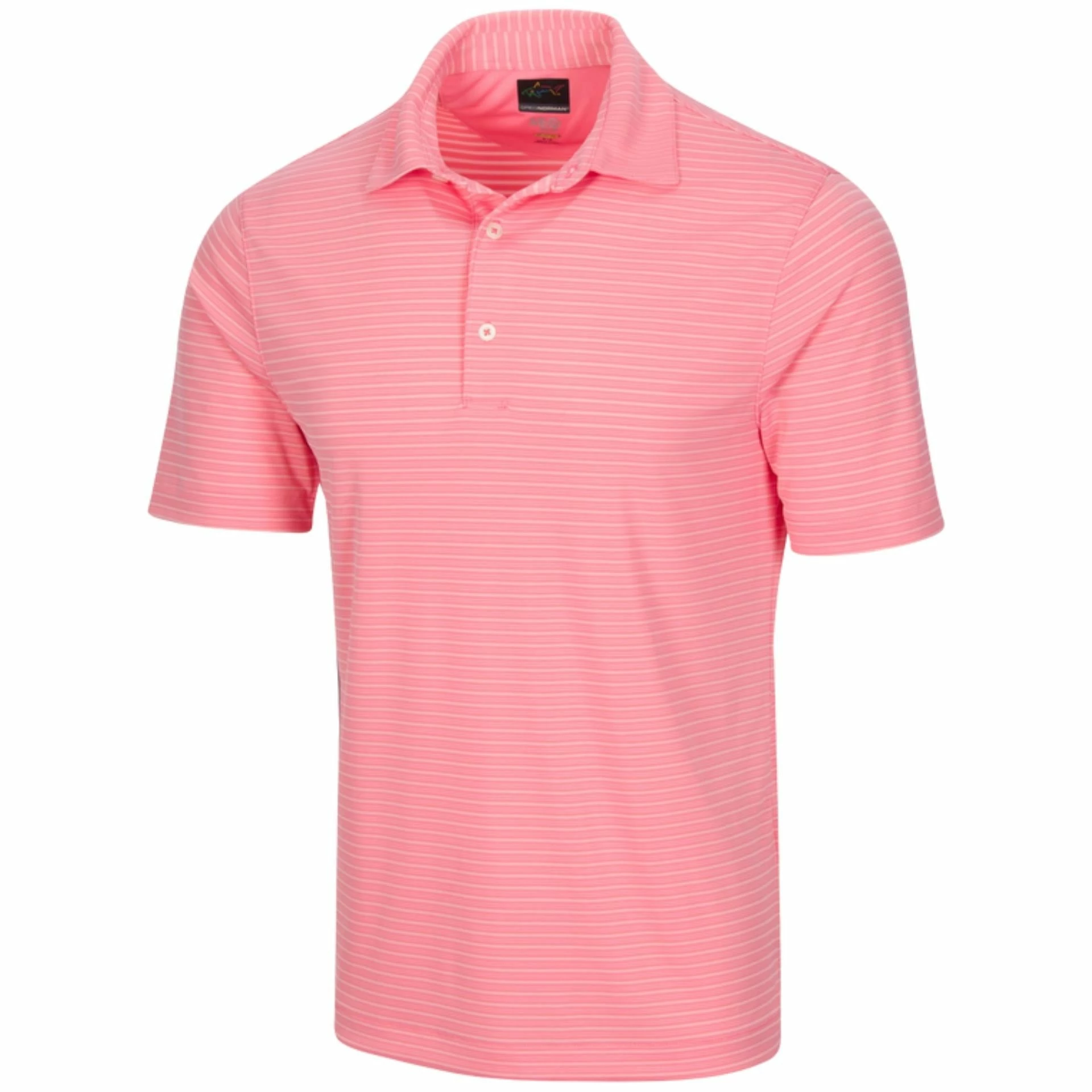 Greg Norman Men's Protek ML75 Microlux Striped Polo 3 Greg Norman Men's Protek ML75 Microlux Striped Polo - Image 3