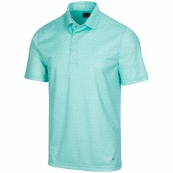 Greg Norman Men's Protek ML75 Microlux Iron Print Polo -Mens Apparel Shop g7s22k472 426