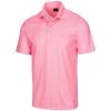 Greg Norman Men's Protek ML75 Microlux Iron Print Polo