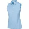 Greg Norman Women's Sleeveless Freedom Micro Pique Polo