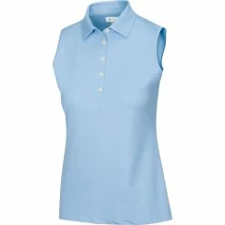 Greg Norman Women's Sleeveless Freedom Micro Pique Polo