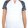 Jofit Womens Short Sleeve Vista Mock Star Print #GT430-MSR