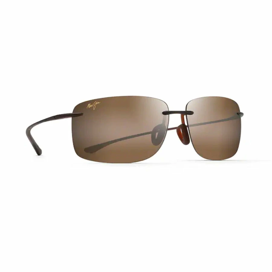 Maui Jim Hema Polarized Sunglasses Matte Rootbeer Frame HCL Bronze Lens 1 Maui Jim Hema Polarized Sunglasses Matte Rootbeer Frame HCL Bronze Lens