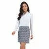 IBKUL Womens Pricilla Print Skort White/Black - 20000