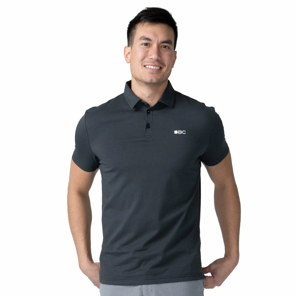 Black Clover Men's Link Polo 1 Black Clover Men's Link Polo