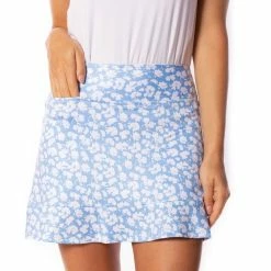 Golftini Womens Deja Vu Pull-On Ruffle Stretch Skort 18"