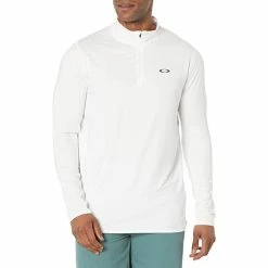 Oakley Men's Gravity Range Qtr Zip Pullover -Mens Apparel Shop qtr range wht