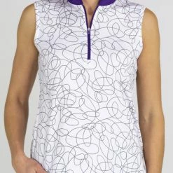 Jofit Womens Sleeveless Golf Mock Sierra Swirl #GT253-SSW