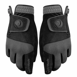 Taylormade Rain Control Cadet Golf Gloves -Mens Apparel Shop tm 20rain 20control 20black 20gray