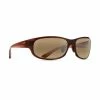 Maui Jim Twin Falls Polarized Sunglasses Rootbeer Frame HCL Bronze Lens